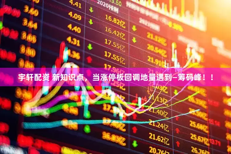 宇轩配资 新知识点，当涨停板回调地量遇到—筹码峰！！