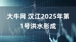 大牛网 汉江2025年第1号洪水形成